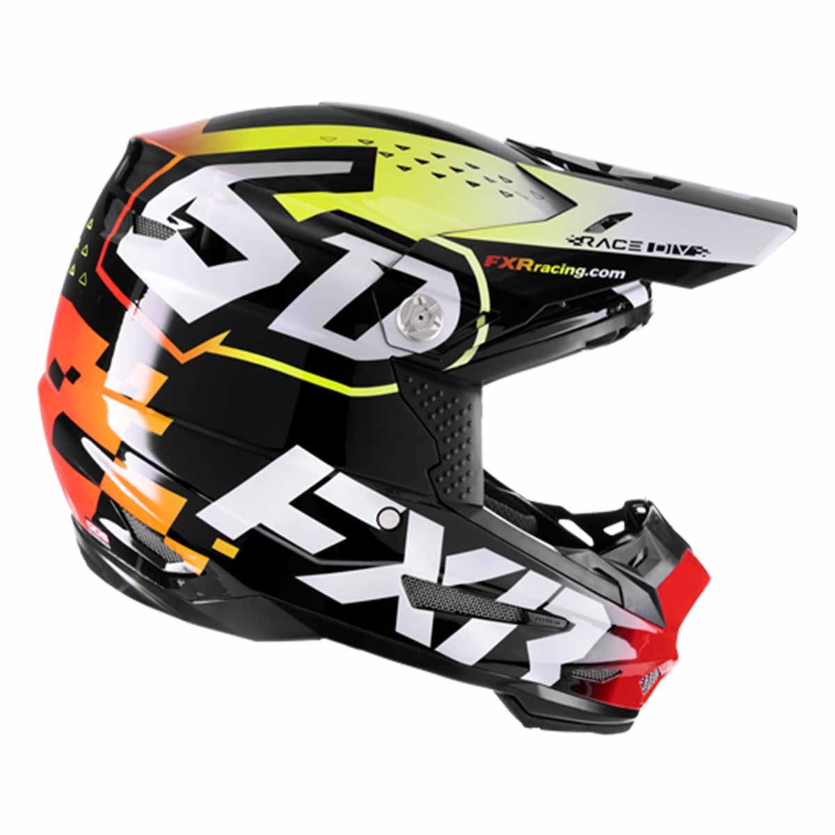6D/FXR Kids Helmet ATR-2Y Youth Large Inferno Clearo