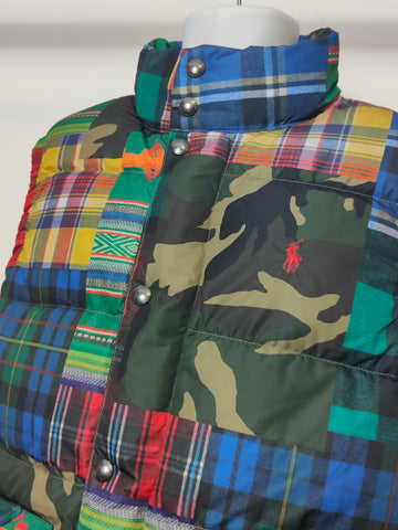 Polo Ralph Lauren Patchwork Down Puffer Gilet