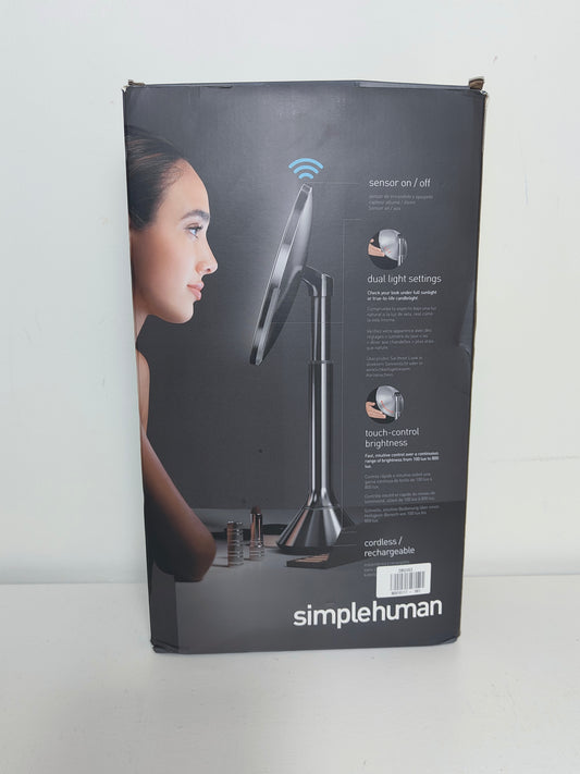 Simplehuman Sensor Makeup Mirror with Touch Brightness & 5x Magnification
