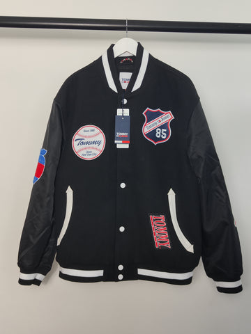 Tommy Hilfiger Men's Wool Blend Varsity Bomber Jacket