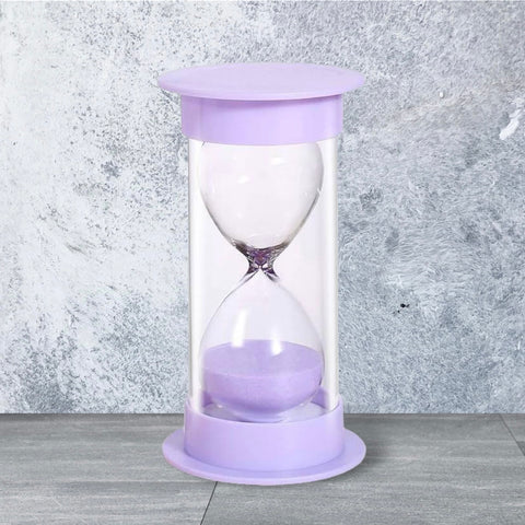 TOIRXARN 5-Minute Sand Timer Hourglass Kitchen Timer - Purple
