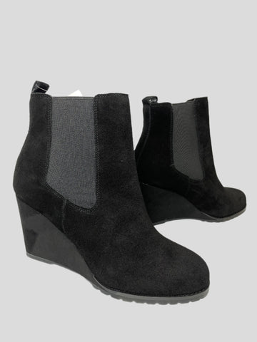 Women’s Leather Slip-on Ankle Boots Black UK 5 / EU 38