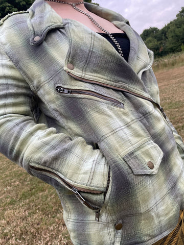 Free People Women’s Wool Blend Jacket in Green S
