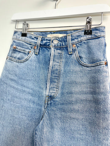 Levi’s Ribcage Womens Straight Jeans Blue