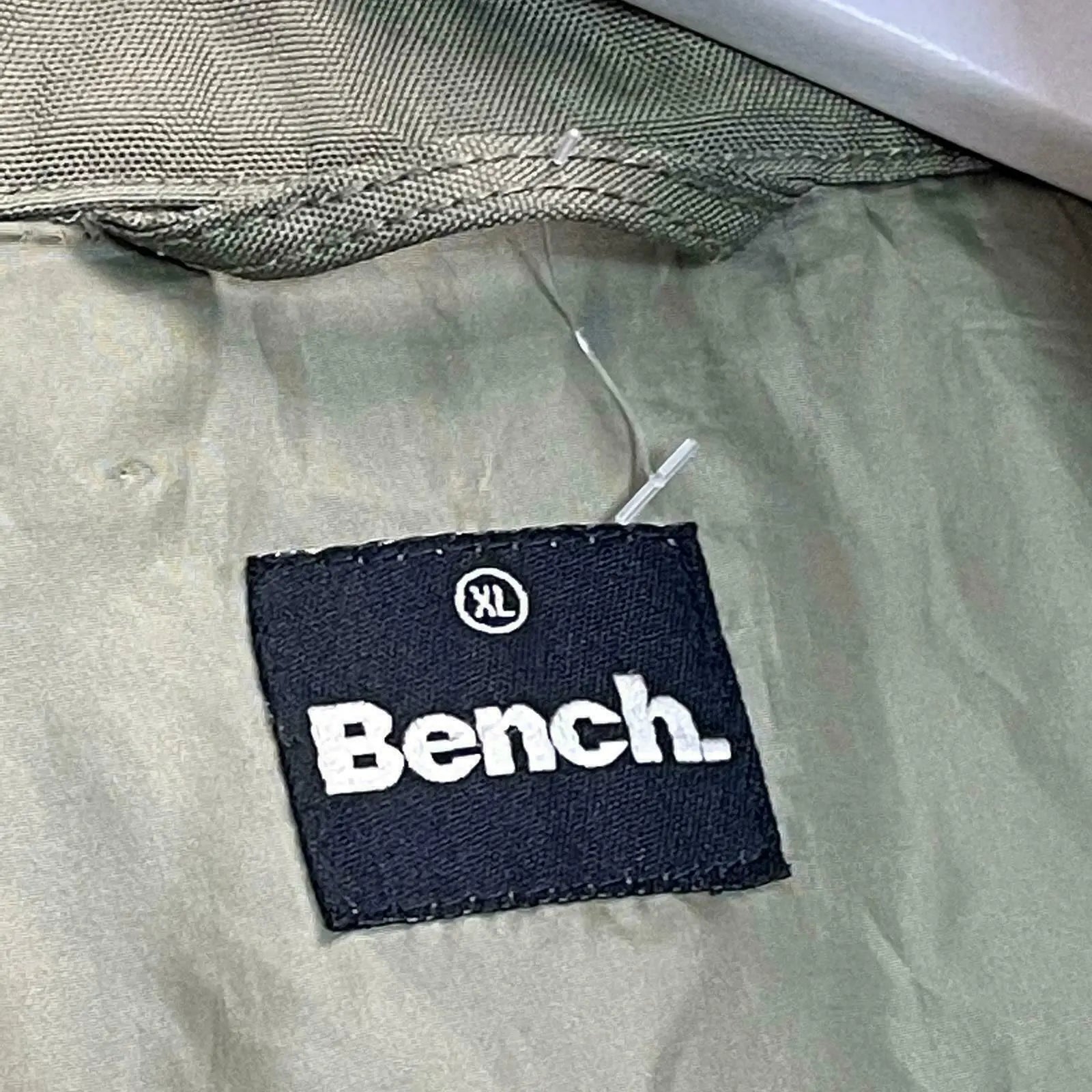 Bench Mens Overcoat Military Jacket Khaki Green Bench