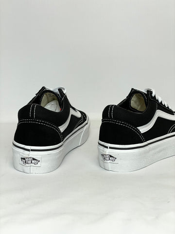 Vans Old Skool Womens Platform Shoes Black