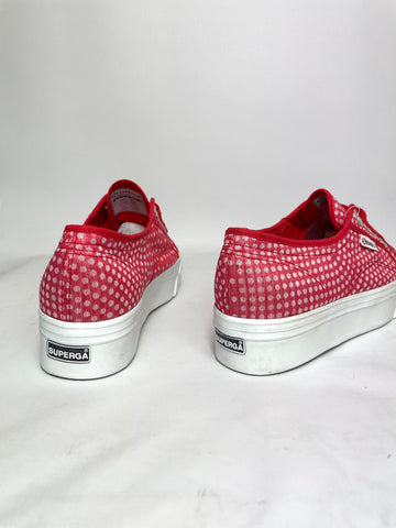 Superga Women’s Linea 2790 Platform Canvas Trainers