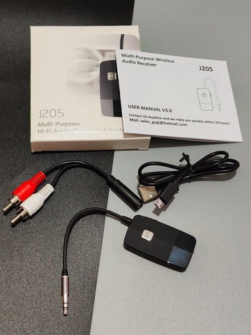Bluetooth Receiver/Transmitter Adapter for TV, Car, Home Stereo, Headphones