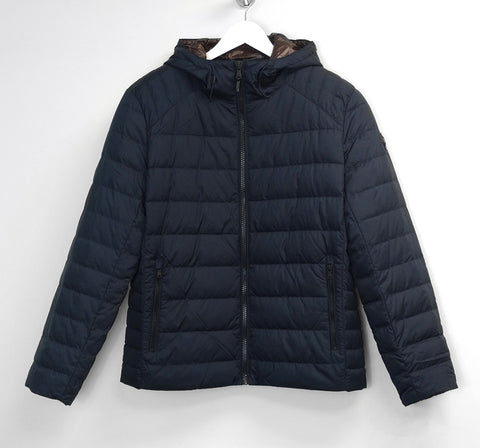 Michael Kors Men's Down Packable Puffer Jacket Midnight Blue