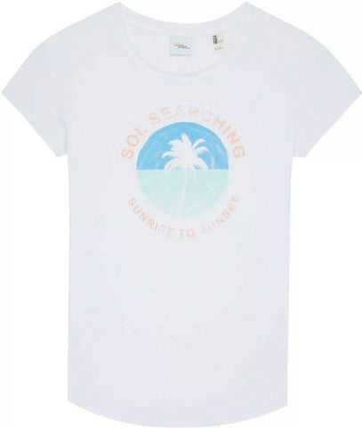 O'Neill Sol Ladies Short Sleeve T-shirt White