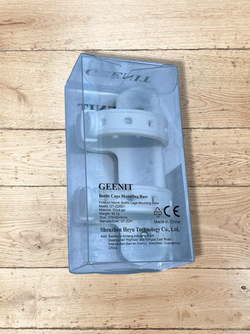 Bicycle Water Bottle Cage Holder Mount Base in White