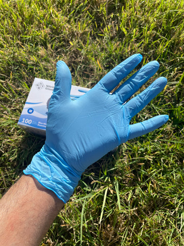 Nitrile Gloves Medical Examination Gloves Powder Free Disposable Gloves Blue