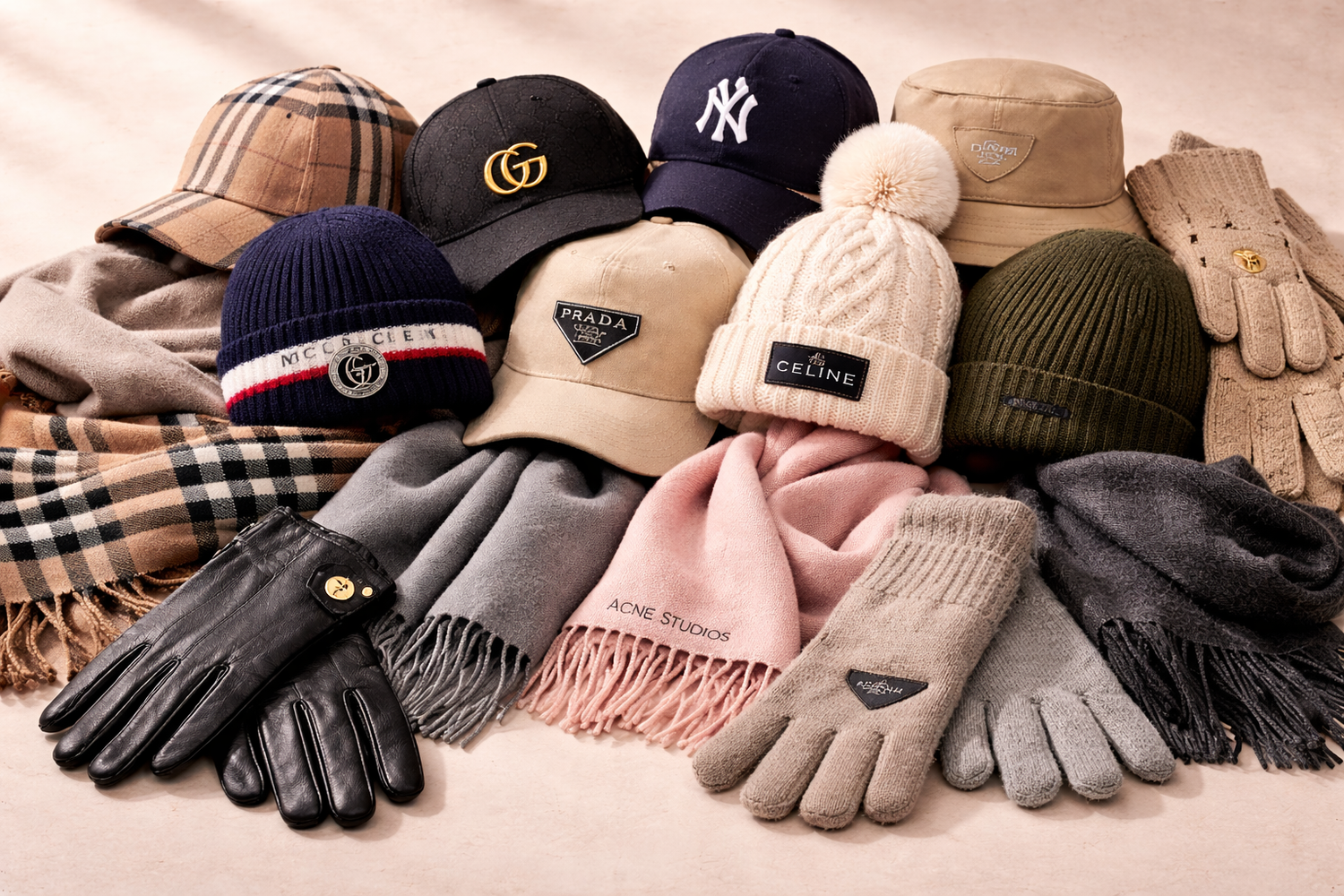 Men-s-Hats-Caps-Scarves-and-Gloves-Socks Shop Designer Fashion and Hair & Beauty Outlet