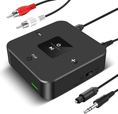 3.5mm/RCA/Optical/SBC/AAC Bluetooth 5.0 Audio Transmitter Receiver Wireless Audio Adapter