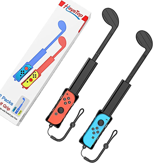 HeysTop Switch Mario Golf Club For Nintendo Switch/Switch Oled Controllers 2 Packs