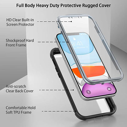 SPIDERCASE iPhone 12 Pro Max Shockproof Heavy Duty Waterproof Case 360 Full Body Cover