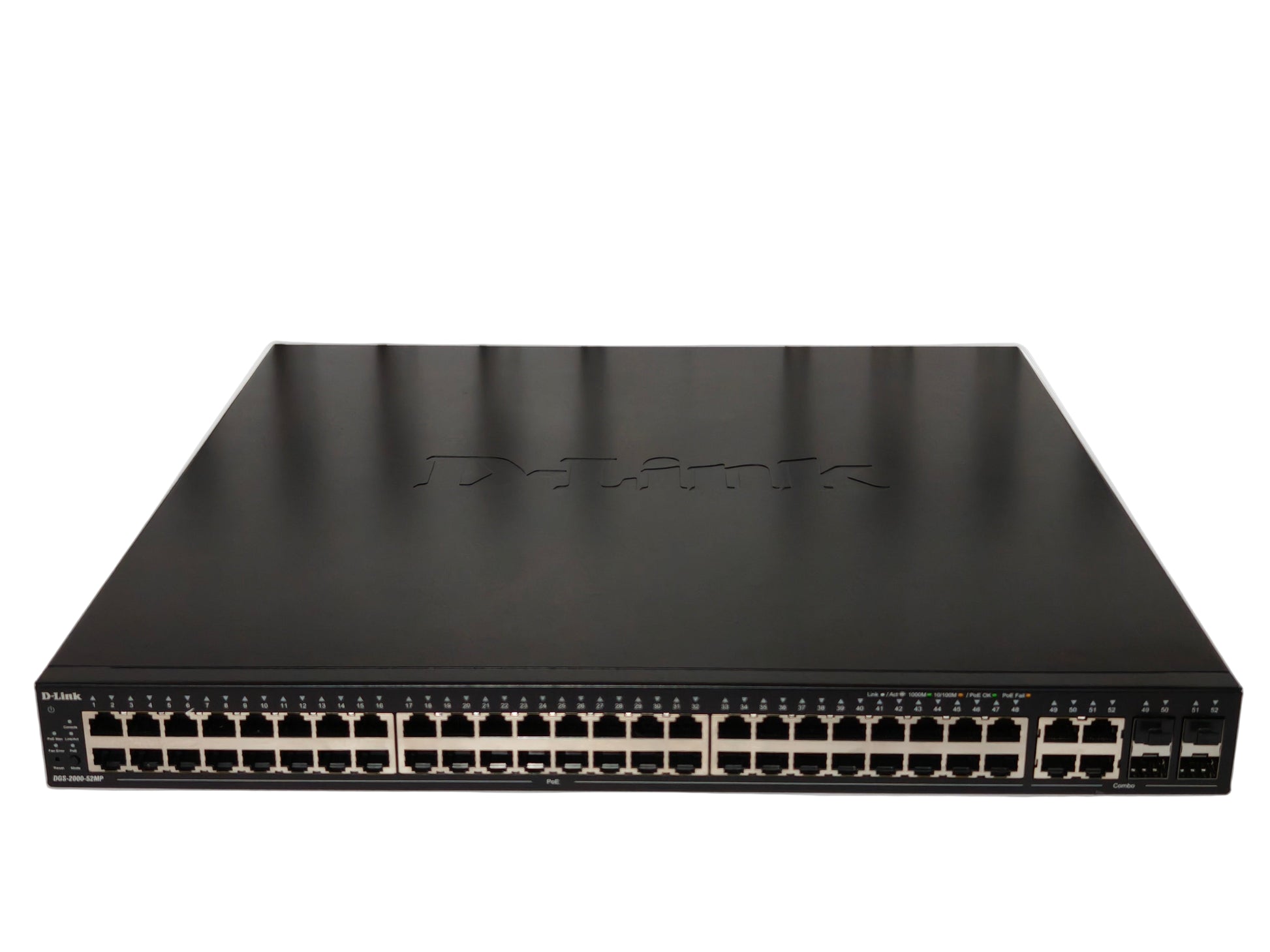 D-Link DGS-2000-52MP Gigabit Managed Max PoE Switch 48-Port L3 Computer Network Switch with 4 SFP Combo Ports