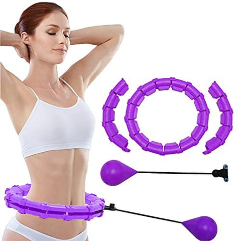 24 Knots Weighted Hula Hoop Adult Smart Hoola Thin Waist Fitness Weight Loss