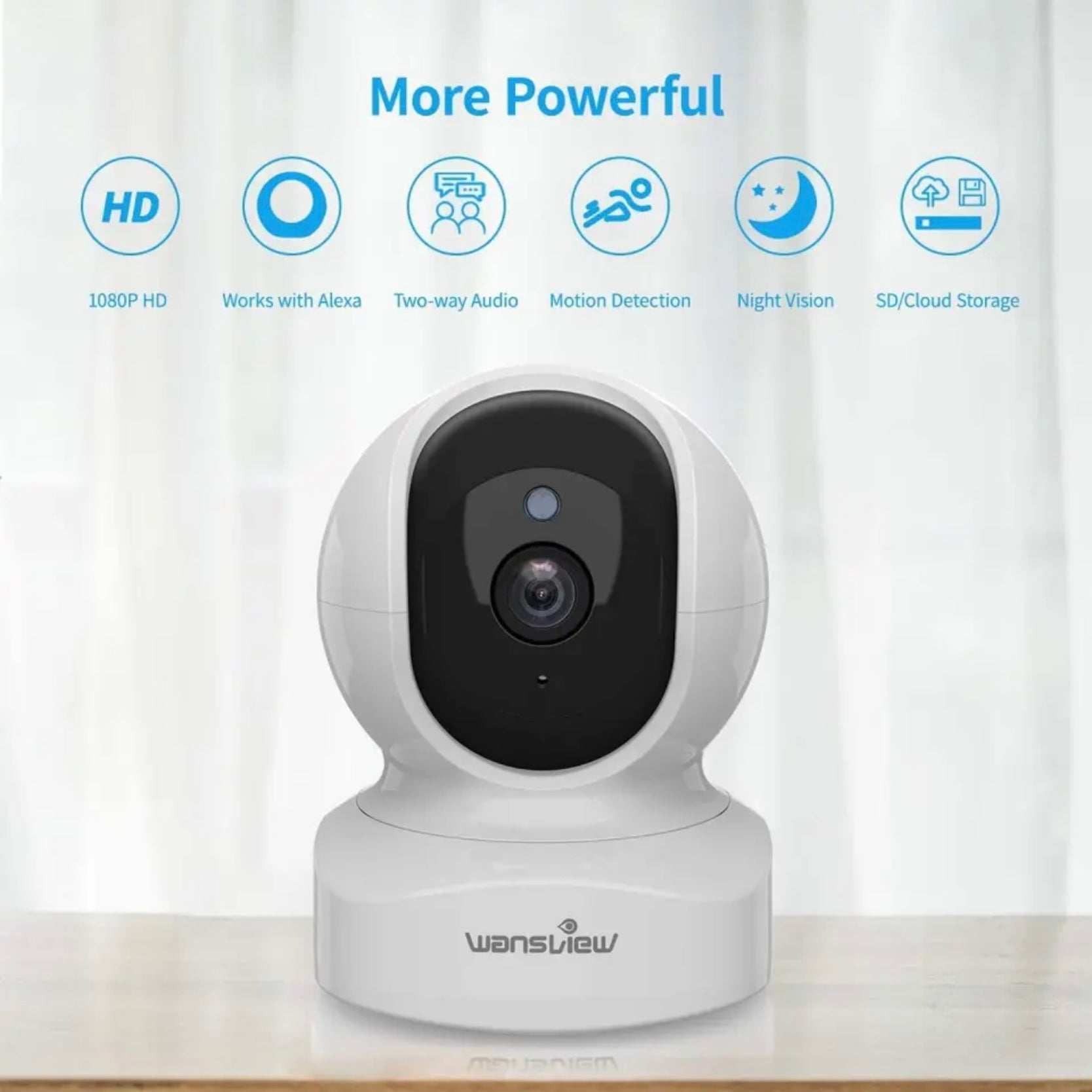 Outdoor Security Camera Wansview Alexa Skill WiFi IP Camera Full