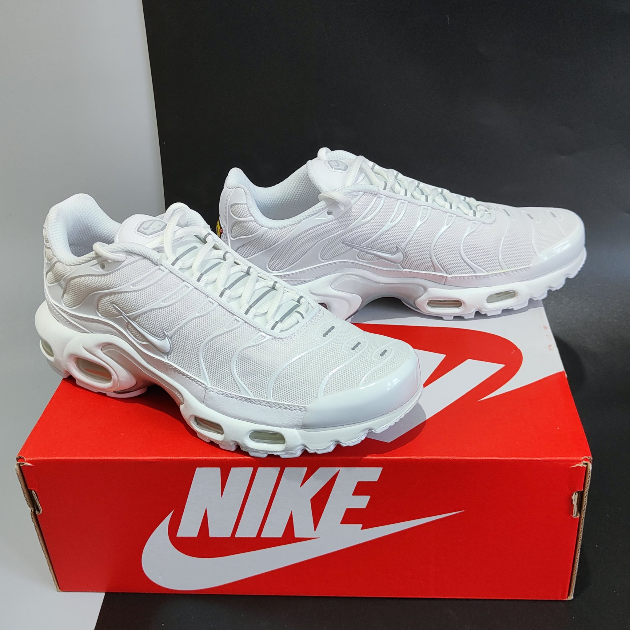 Nike Air Max Plus Women's Trainers in White UK 6 / EU 39