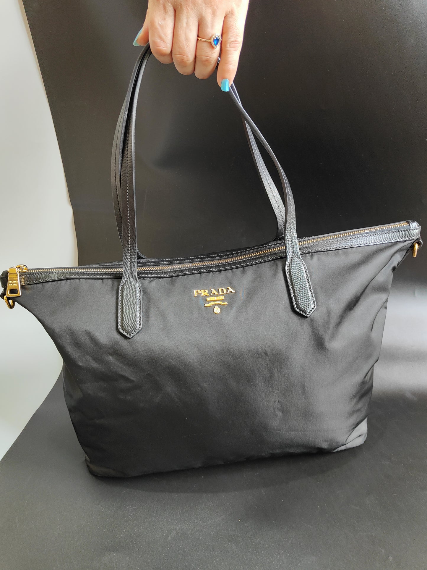 Prada Women's Shoulder Bag in Black