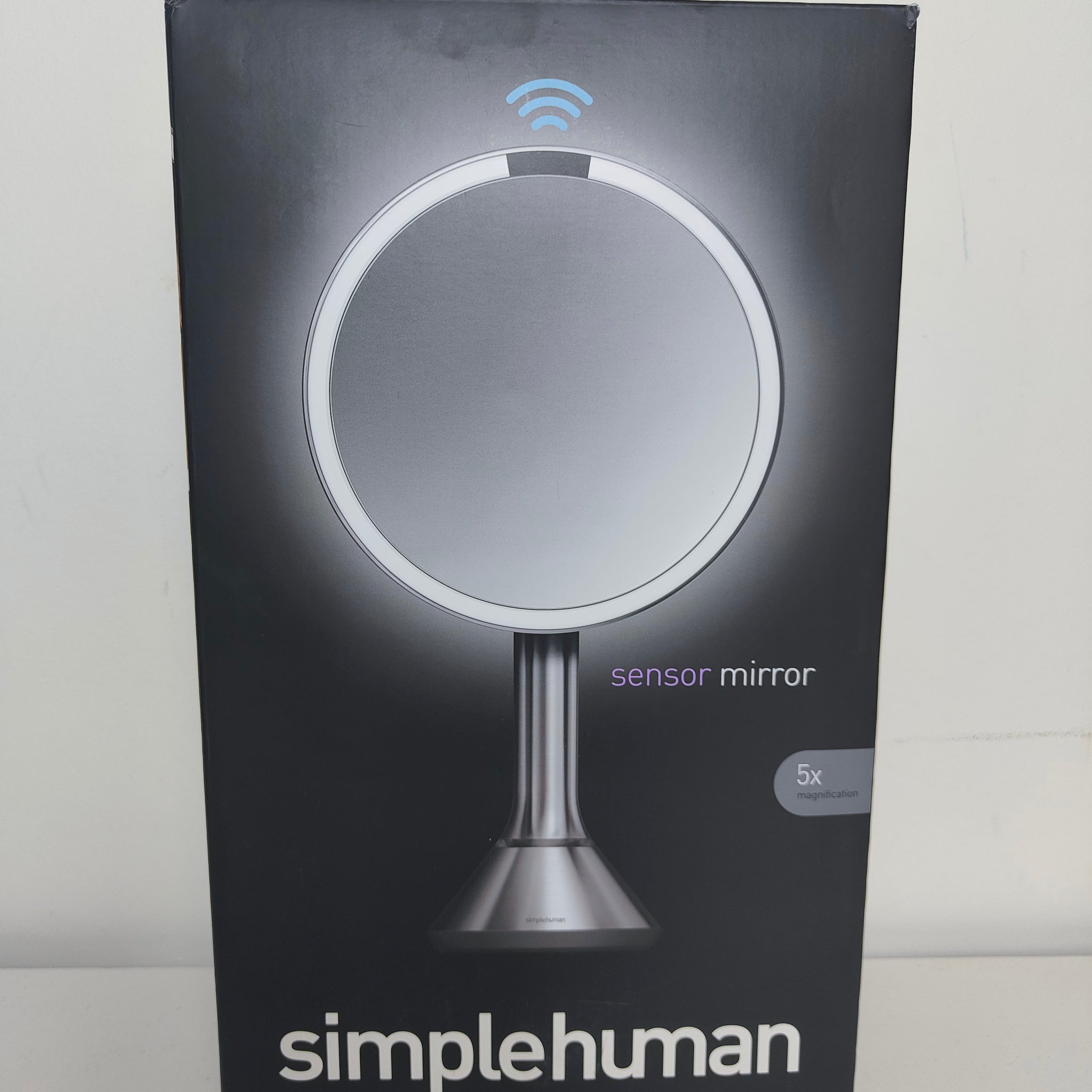 Simplehuman Sensor Makeup Mirror with Touch Brightness & 5x Magnification