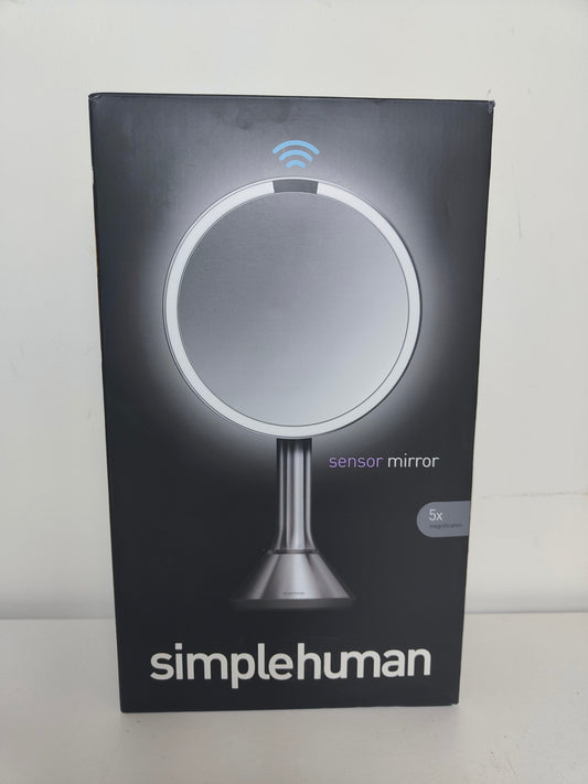 Simplehuman Sensor Makeup Mirror with Touch Brightness & 5x Magnification