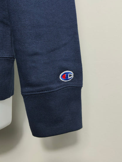 Champion Men's Embroidered Logo Hoodie in Navy