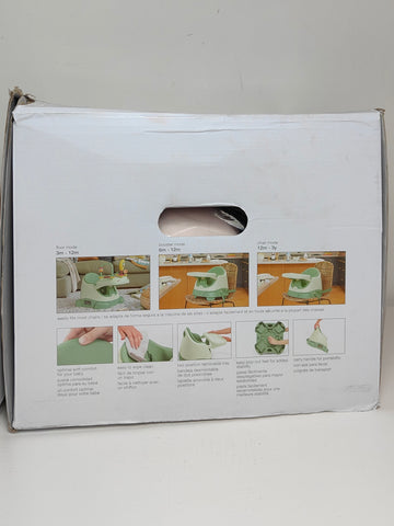 Mamas & Papas Bug 3-in-1 Floor & Booster Seat with Activity Tray – Eucalyptus