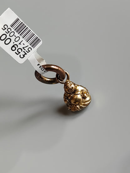 Silver 18ct Gold Plated Buddha Charm