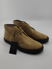 Men's Suede Leather Shoes Low Boots UK 7-EU 41 in Khaki