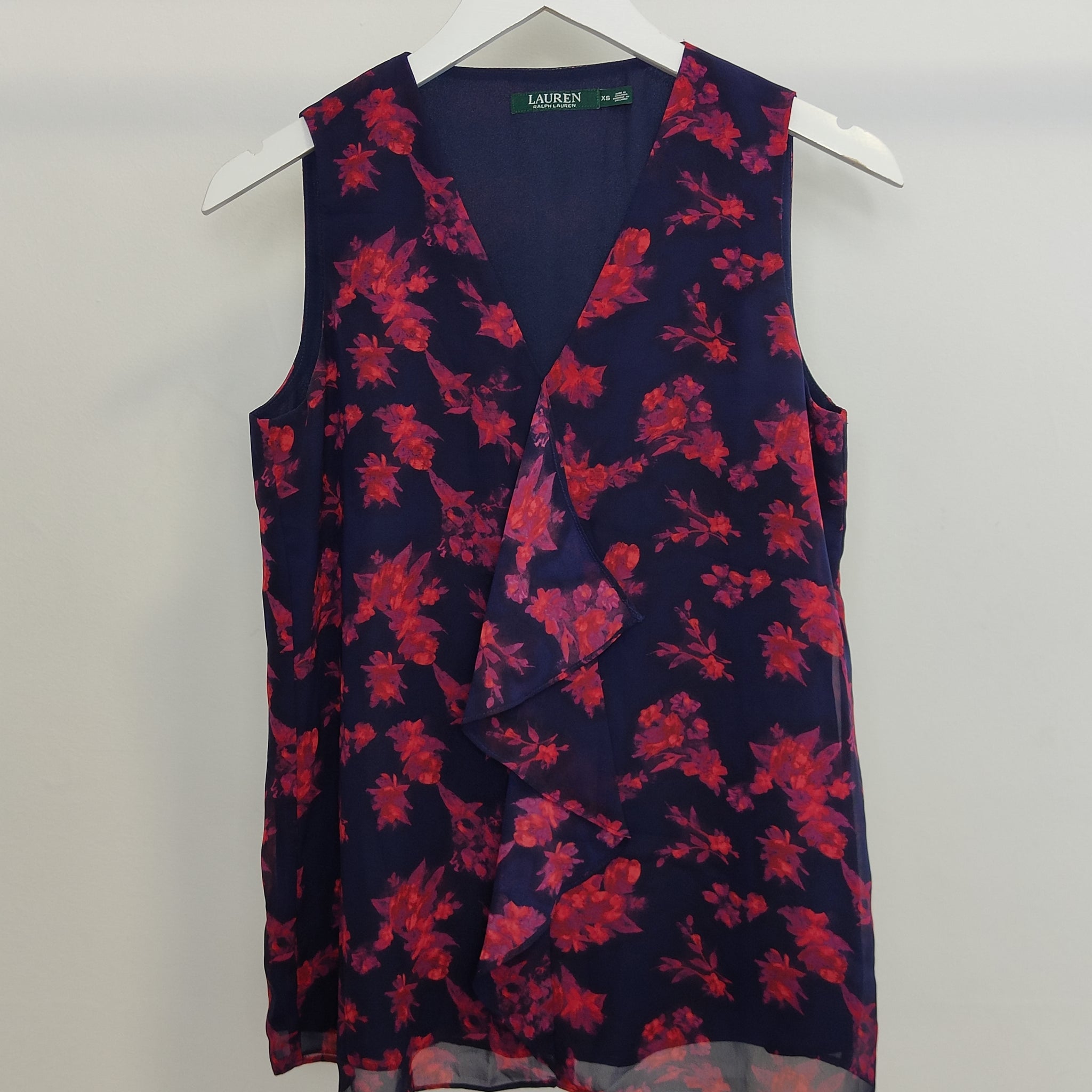 Polo Ralph Lauren Womens Top in Red/Navy