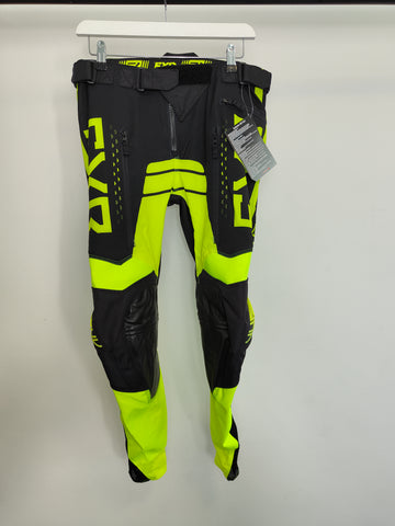 FXR Helium MX Trousers Ignition Black/HiVis 30