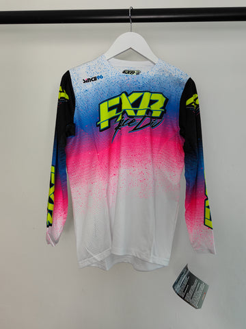 FXR Yth Podium MX Jersey
Retro in white/Blue/Pink Size M