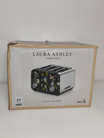 Laura Ashley Elveden Navy 4-Slice Toaster