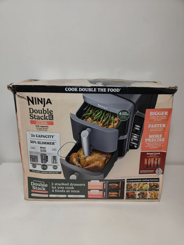 Ninja Double Stack XL 9.5L Air Fryer SL400UK – Space-Saving Dual Drawer Design