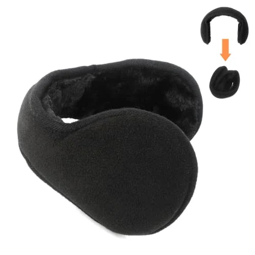 Ear Warmers for Men & Women Classic Fleece Unisex Winter Warm Earmuffs