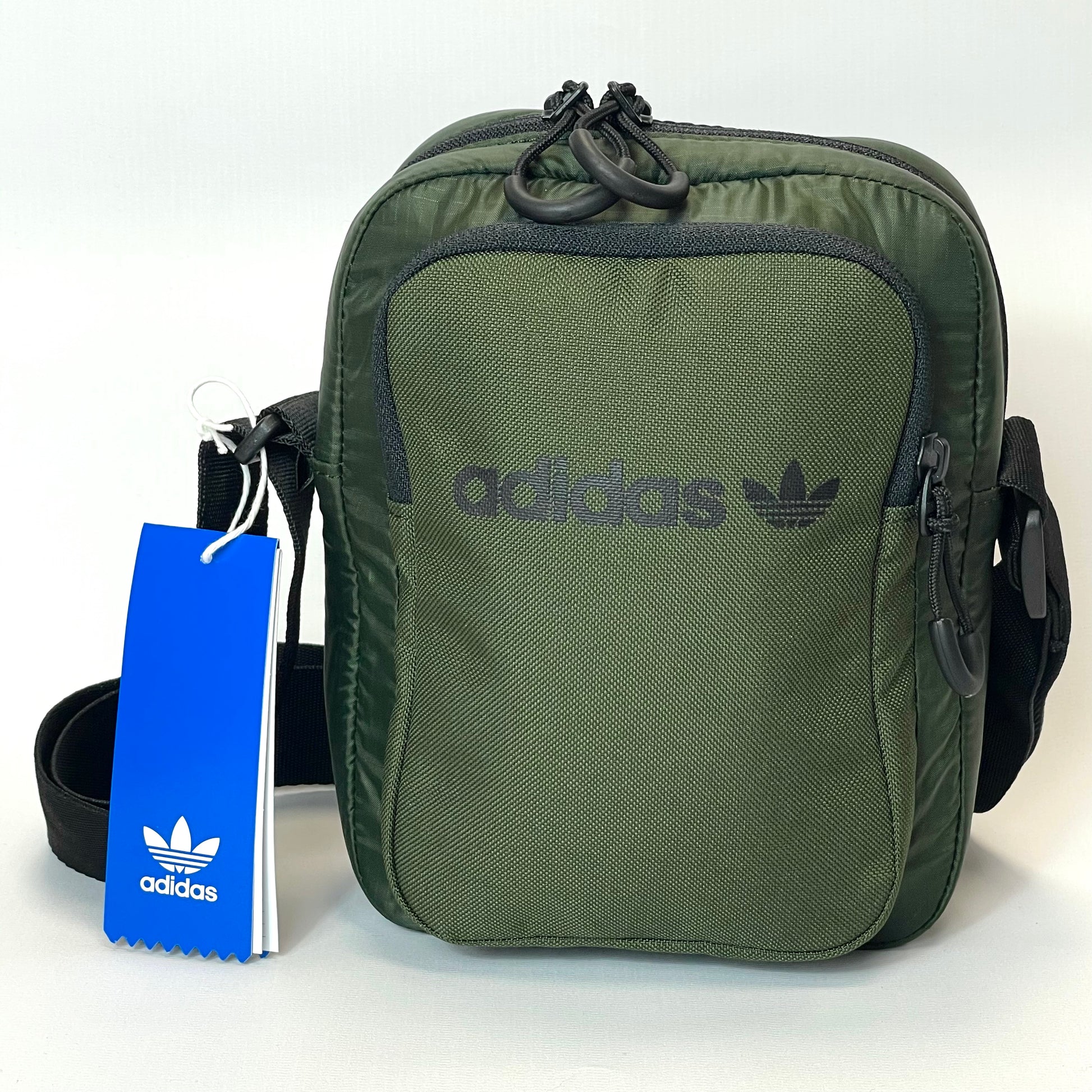 adidas Originals ZX Canvas Mini Shoulder Cross body Bag in Khaki