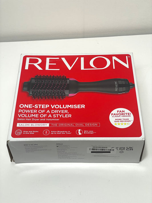 REVLON One-Step Volumizer Original 1.0 Hair Dryer and Hot Air Brush in Black