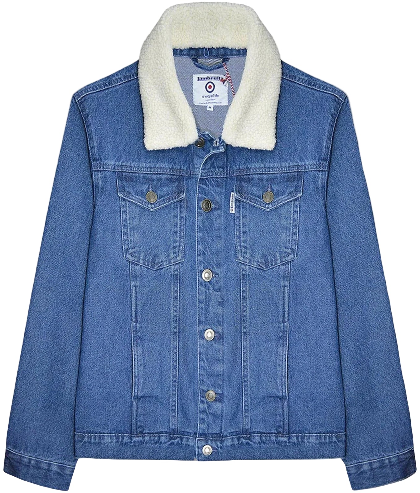 Lambretta Men's Denim Jacket - Clearo Outlet