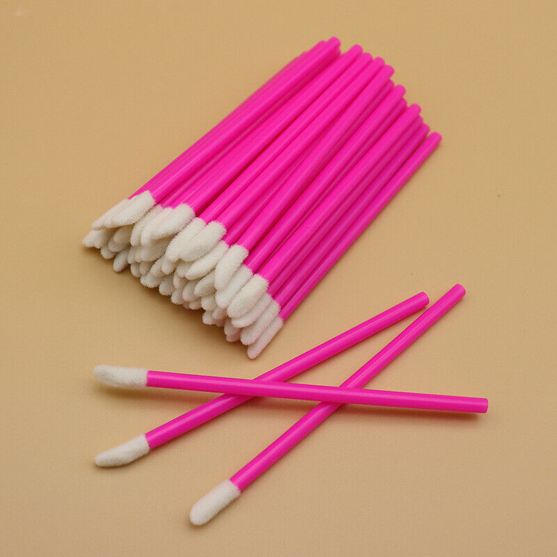 200X Disposable Lip Brush Eyelash Lash Mascara Applicator Lipstick Wands Cleaner