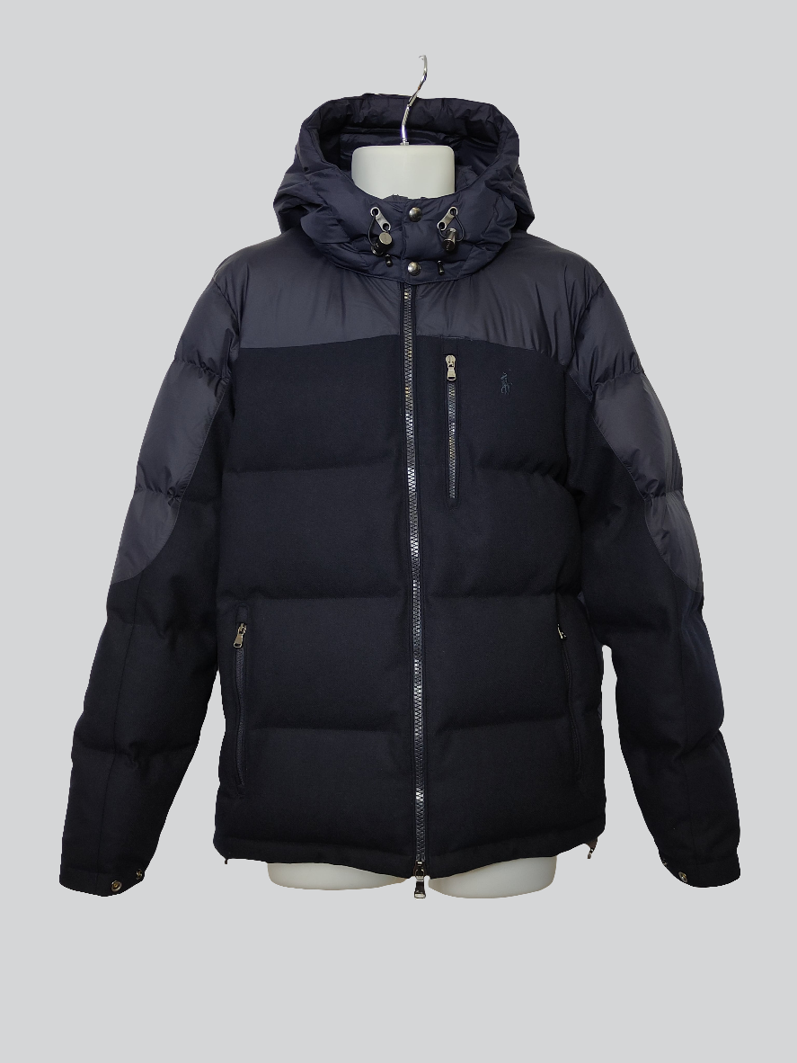 Polo Ralph Lauren Down Puffer Jacket in Navy Colour Size M