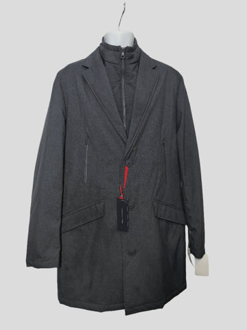 Tommy Hilfiger Men's Long Coat in Grey 42