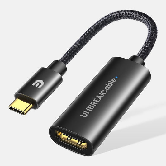 UNBREAKcable USB Type C to HDMI Adapter 4K@60Hz Video Audio Output 15CM
