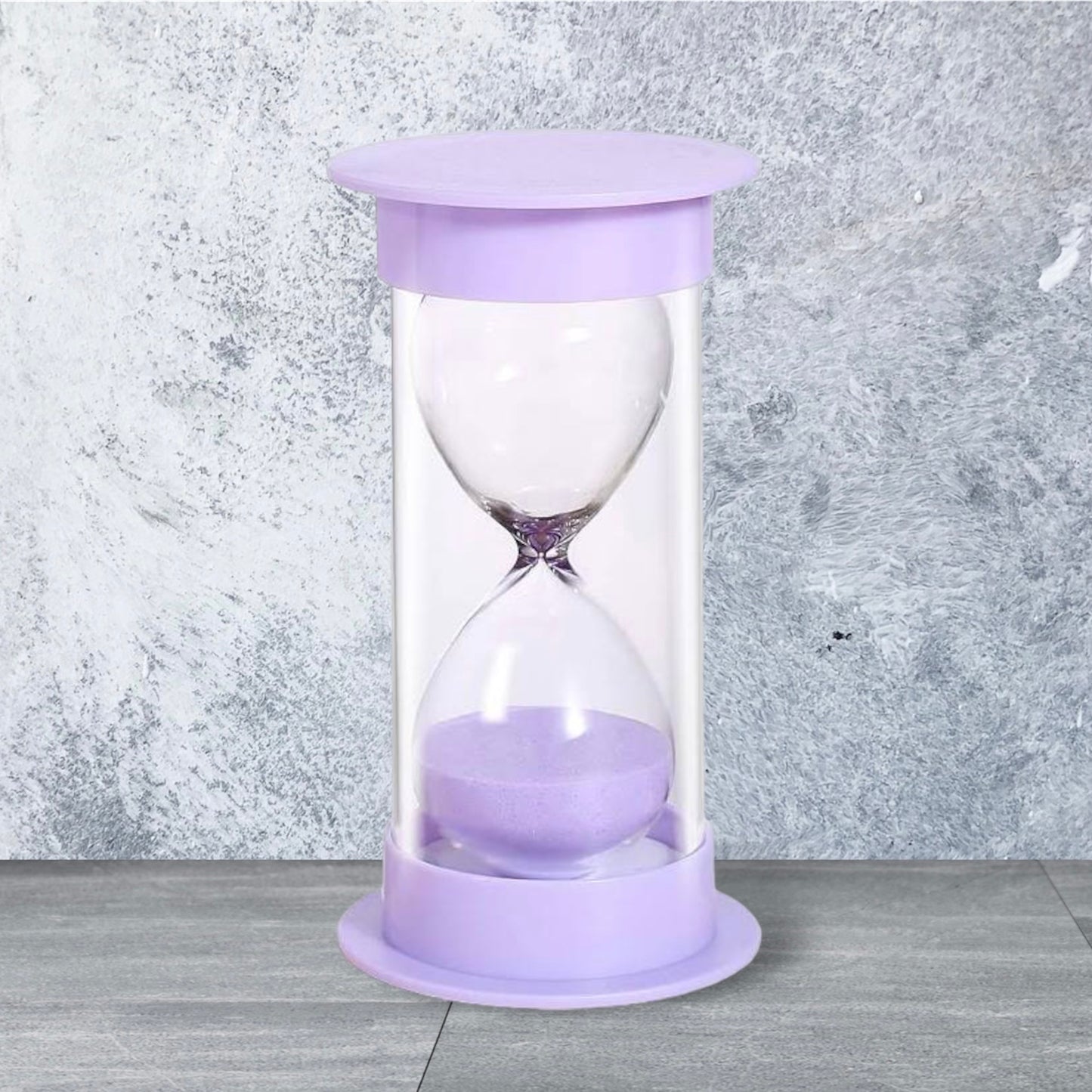 TOIRXARN 5 Minute Sand Timer Hourglass Sandglass Kitchen Timer in Purple