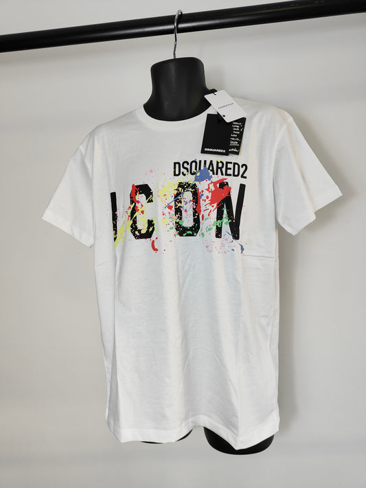 Dsquared2 ICON Men's T-Shirt Splash Paint