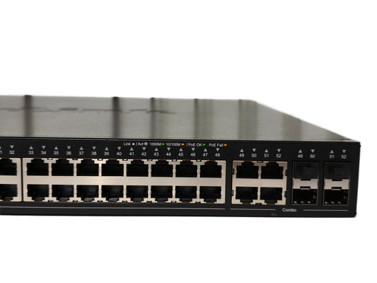 D-Link DGS-2000-52MP Gigabit Managed Max PoE Switch 48-Port L3 Computer Network Switch with 4 SFP Combo Ports