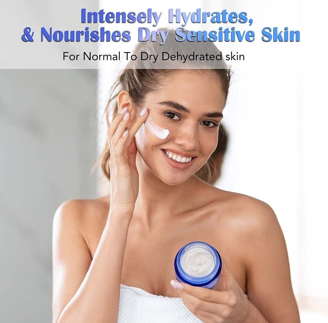 Anti Wrinkle Deep Hydration Face Moisturizer Unisex Cream with Natural Jasmine Non-greasy 55ml