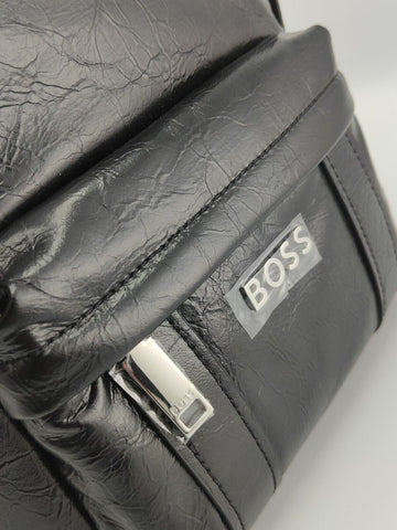 Hugo Boss Faux Leather Small Backpack