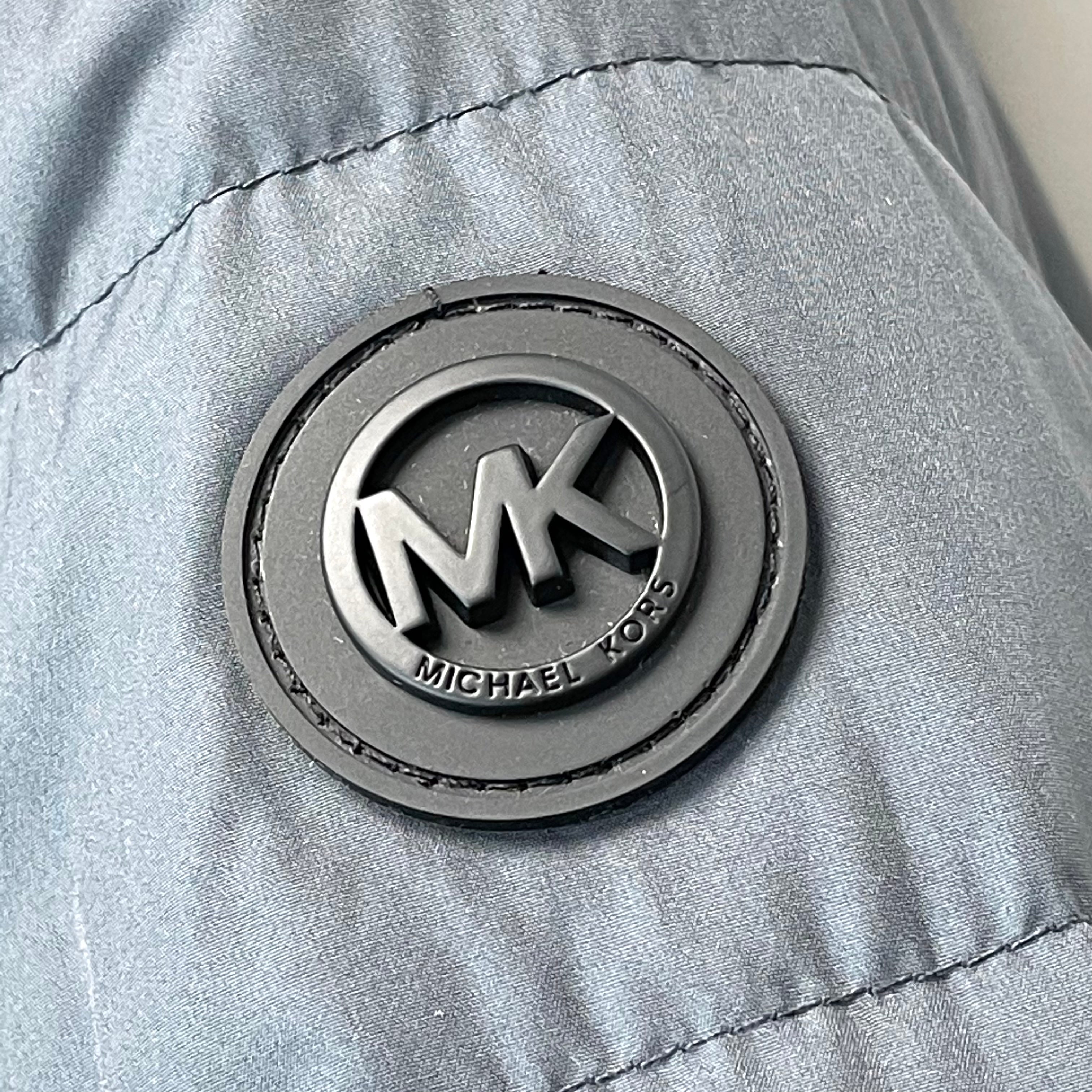 Michael kors jacket silver online